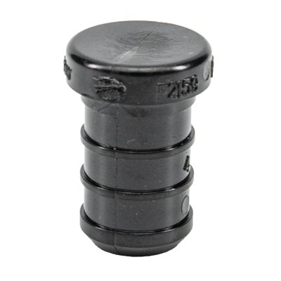 Pex Poly Plugs Barb To Barb 1 / 2in Black