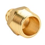 Pex Brass Male Adapter Barb To MPT 3 / 4 x 3 / 4in