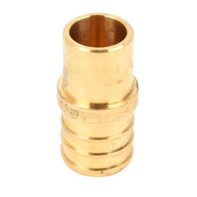 Pex Brass Sweat Adaptor ¾in Barb x ½in Male Sweat