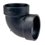 ABS Elbow 90° x 2in Black