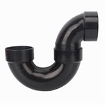 ABS P-Trap Less C / O Less Union 1½in Black