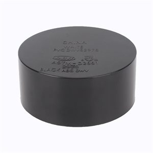 ABS Solid Cap 1½in Black