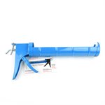 Cradle-Style Caulking Gun with Auto Flow Stop 13" Blue
