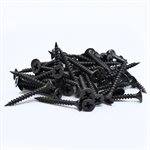 8000PK Drywall Screws Black Zinc #6 x 1¼in