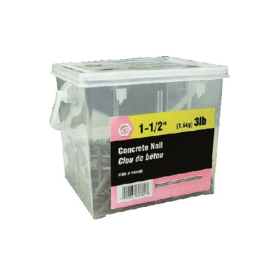 Béton Clou 1 ½po 3lbs (15 Kg) / Pkg