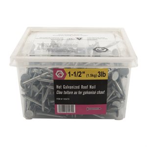 Roofing Nail HD Galv 1 ½in 3lbs (1.5kg) / pk