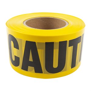 Barrier Caution Tape 3inx250ft Yellow