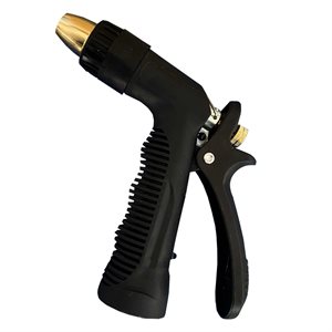 Hose Nozzle Sprayer Pistol 3-Way Back Trigger Black