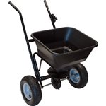 Broadcast Spreader Seed & Fertilizer With Wheels 66lb (30kg)