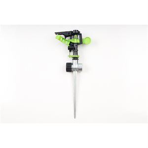 Stake Impulse Lawn Sprinkler ABS / Zinc 65' Radius