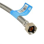 Flex Connector SS 3 / 8in Comp x ½in FIP 20in Faucet