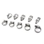 10PK Hose Clamp No.4 S / S ¼ - 5 / 8in Narrow Band