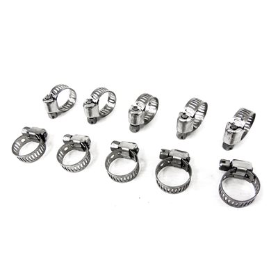 10PK Hose Clamp No.64 S / S 2½ - 4½in