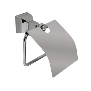 Promenade Toilet Paper Holder with Cover Chrome