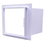 Access Panel Plastic 8in x 8in White