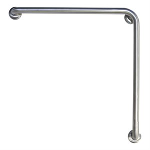 Bathroom Grab Bar L-Shape 30in x 30in x Ø:38mm (1.5in) Stainless Steel