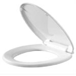Toilet Seat Round with Cover White