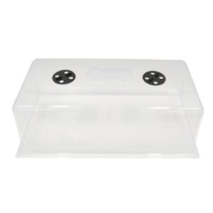 Vented Dome Cover for Standard 10x20in Seedling Tray