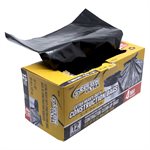 12PC Construction Garbage Bags 35x48in 4mil Black