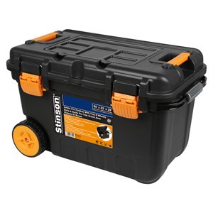 Jumbo Pro Toolbox With Tray & Wheels 25.5 x 16.5 x 15in