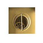 Linear Shower Drain Slot Grid 24" x 2 3 / 4" x 2 3 / 4" Brushed Gold