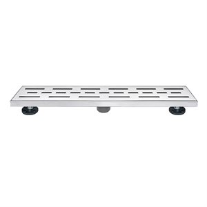 Eco Linear Shower Drain Grill Grid 36in x 3in x 3-1 / 8in Brushed SS