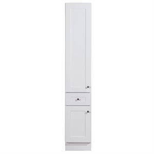 Newport Tower Cabinet 2-Door / 1-Drawer 15in x 12in x 84in White