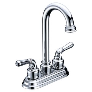 Bar Faucet 2-Handle Chrome Plated