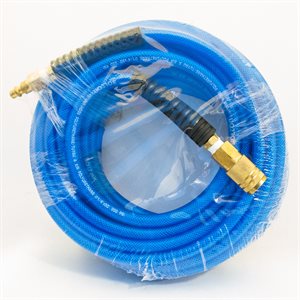 Air Hose ¼inX50ft Polyurethane Quick Coupler & Plug with ¼in female NPT