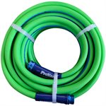 Hybrid Garden Hose 5 / 8inx2.5mmx50ft 200PSI With Aluminum Coupling Blue