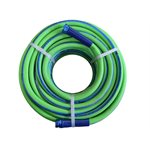 Hybrid Garden Hose 5 / 8inx2.5mmx50ft 200PSI With Aluminum Coupling Blue