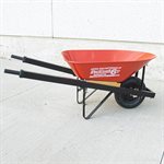 Wheelbarrow 6 cu.ft. Steel Tray Air Tire Steel Handle
