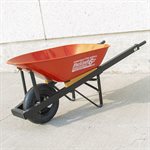 Wheelbarrow 6 cu.ft. Steel Tray Air Tire Steel Handle