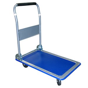 Heavy Duty Platform Cart with Fold Down Handle 300lb