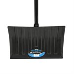 Snow Pusher 21" Poly Blade Steel D-Handle 49"