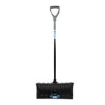 Snow Pusher 21" Poly Blade Steel Handle D-grip 49-1 / 2"