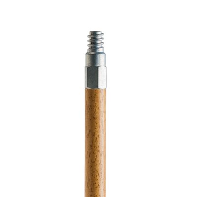 Wood Handle Metal Thread 1-1 / 8in Diameter 54in