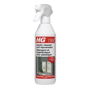 HG detergent et regenerateur pour plastique 500ml