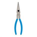 Plier 8in Long Nose with Side Cutter