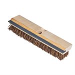 Deck Scrub Brush & Squeegee Head Only Stiff Bristle 11in