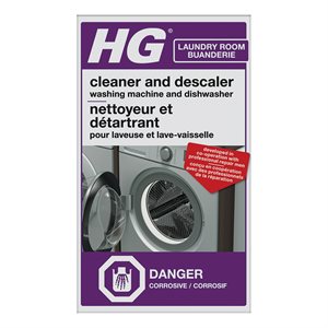 HAZ HG Washing Machine and Dishwasher Cleaner & Descaler Kit 2x100G
