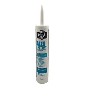 Alex Fast Dry Acrylic Latex Caulk Plus Silicone 300ml White