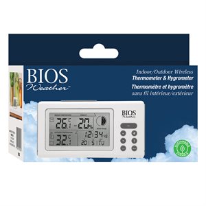 Indoor / Outdoor Thermometer With Hygrometer Min / Max Memory