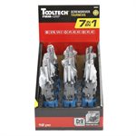 12PC Display Screwdriver Multi-Bit 7-in-1 With Wall Storage Clip