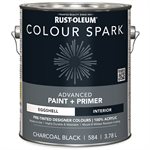 Colour Spark Eggshell Charcoal Black