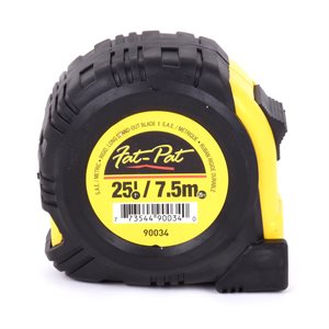 Tape Measure 25ft (7.5m) x 1in Metric / Imperial w / Fractions