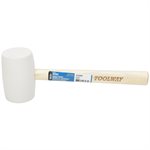 Rubber Mallet With Wooden Handle 32oz White