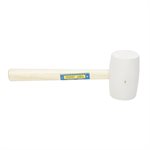 Rubber Mallet With Wood Handle 32oz White Head