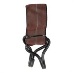 Tie Down Flat Stretch Strap with J Hooks 2in x 24in Red