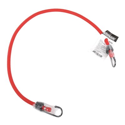Tie Down Braided Bungee Stretch Cord 24in Red